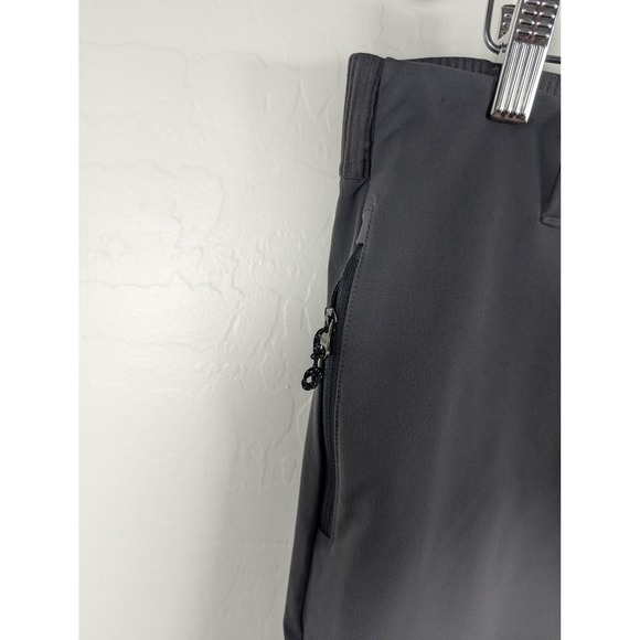 REI Co-op Pants Womens Large Petite Gray Stretch Windbreaker Outdoor Hiking - Picture 3 of 11